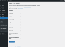 Page screenshot: Tools &rarr; Image Thumbnails