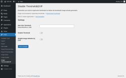 Page screenshot: Tools &rarr; Image Threshold&EXIF