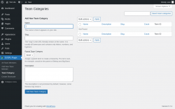 Page screenshot: EVDPL Plugin &rarr; Team Category