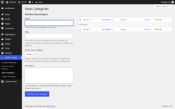 Page screenshot: EVDPL Plugin &rarr; Team Category