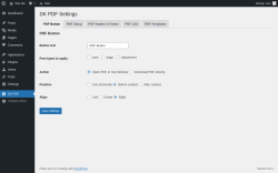 Page screenshot: DK PDF → PDF Button