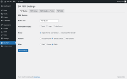 Page screenshot: DK PDF → PDF Button