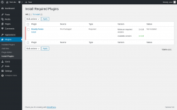 Page screenshot: Plugins  → Install Plugins