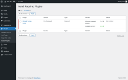 Page screenshot: Plugins  → Install Plugins