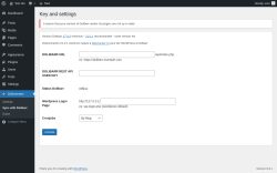 Page screenshot: Doliconnect &rarr; Sync with Dolibarr