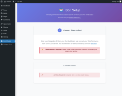 Page screenshot: Dori Chatbot