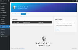 Page screenshot: Forge12 Double Opt-In → Categories