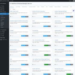 Page screenshot: Downloads &rarr; Add-Ons