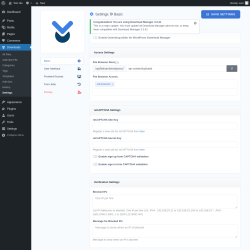 Page screenshot: Downloads &rarr; Settings
