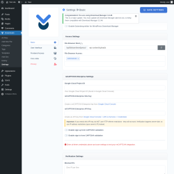 Page screenshot: Downloads &rarr; Settings