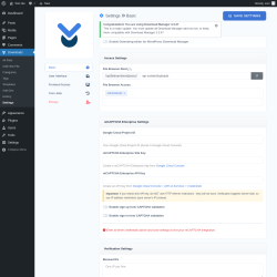 Page screenshot: Downloads &rarr; Settings