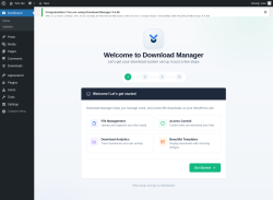 Page screenshot: Welcome &lsaquo; Test site &mdash; WordPress