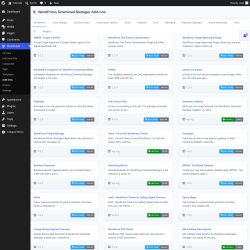 Page screenshot: Downloads &rarr; Add-Ons