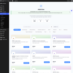 Page screenshot: Downloads &rarr; Add-Ons
