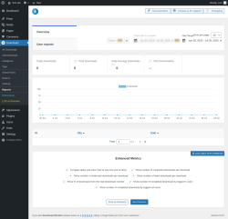 Page screenshot: Downloads → Reports