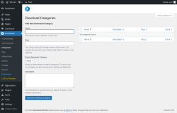 Page screenshot: Downloads → Categories