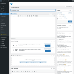 Page screenshot: Downloads &rarr; Add Download