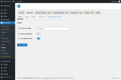 Page screenshot: Downloads &rarr; Settings &rarr; Advanced