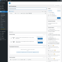 Page screenshot: Downloads &rarr; Add Download