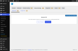 Page screenshot: Downloads &rarr; Settings &rarr; External Hosting PAID