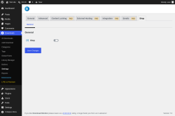 Page screenshot: Downloads &rarr; Settings &rarr; Shop