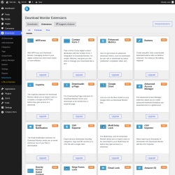 Page screenshot: Downloads &rarr; Extensions