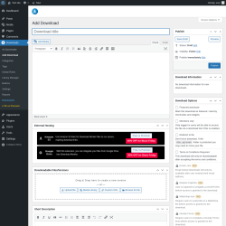 Page screenshot: Downloads → Add Download