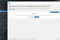 Page screenshot: Downloads &rarr; Settings &rarr; Content Locking PAID