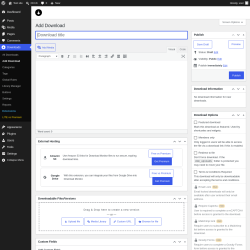 Page screenshot: Downloads &rarr; Add Download
