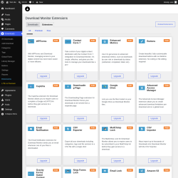 Page screenshot: Downloads &rarr; Extensions
