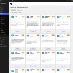 Page screenshot: Downloads &rarr; Extensions