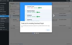 Page screenshot: Plugins &lsaquo; Test site &mdash; WordPress