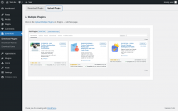 Page screenshot: Download &rarr;  Upload Plugin 