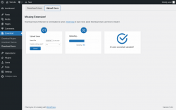 Page screenshot: Download &rarr; Download Users &rarr;  Upload Users 