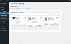 Page screenshot: Download &rarr;  Upload Plugin 
