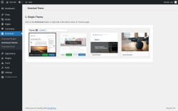 Page screenshot: Download &rarr; Download Themes