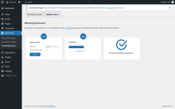 Page screenshot: Download &rarr; Download Users &rarr;  Upload Users 