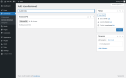 Page screenshot: Downloads &rarr; Add new download