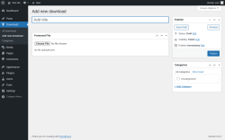Page screenshot: Downloads &rarr; Add new download