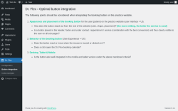 Page screenshot: Dr. Flex &rarr; Button integration