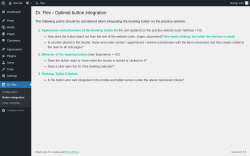 Page screenshot: Dr. Flex &rarr; Button integration