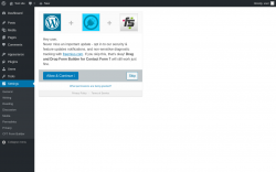 Page screenshot: CF7 Form Builder ‹ Test site — WordPress