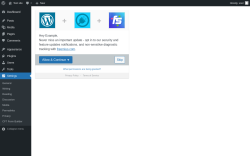 Page screenshot: CF7 Form Builder ‹ Test site — WordPress