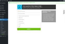 Page screenshot: Settings → Contact Us
