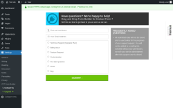 Page screenshot: Settings → Contact Us