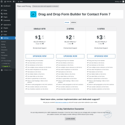 Page screenshot: Settings → Upgrade  ➤