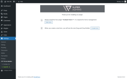 Page screenshot: Settings → CF7 Form Builder