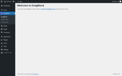 Page screenshot: DragBlock