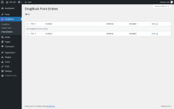 Page screenshot: DragBlock → Form Entries