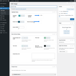 Page screenshot: Edit Image ‹ Test site — WordPress